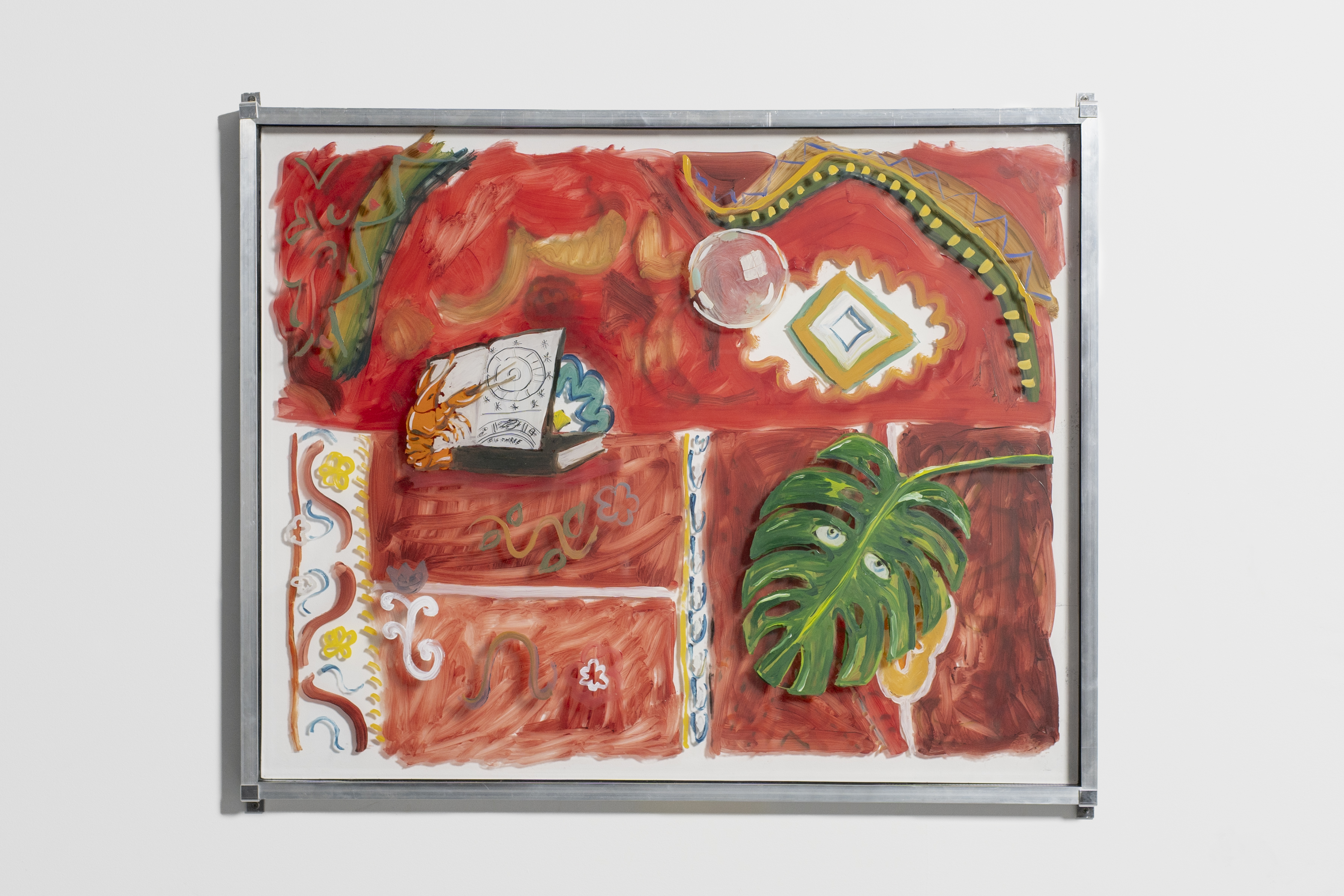 Big Three, 2025, oil on glass, aluminum frame, 80x100cm 📸 ©ArtWorks