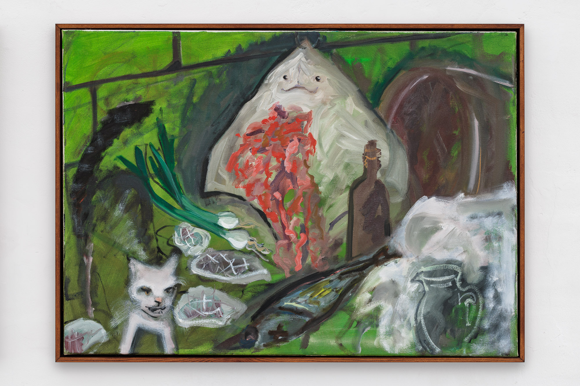 The Ray (2024), oil on canvas, artist’s frame, 50x70cm, 2024 📸 Manuel Carreon Lopez