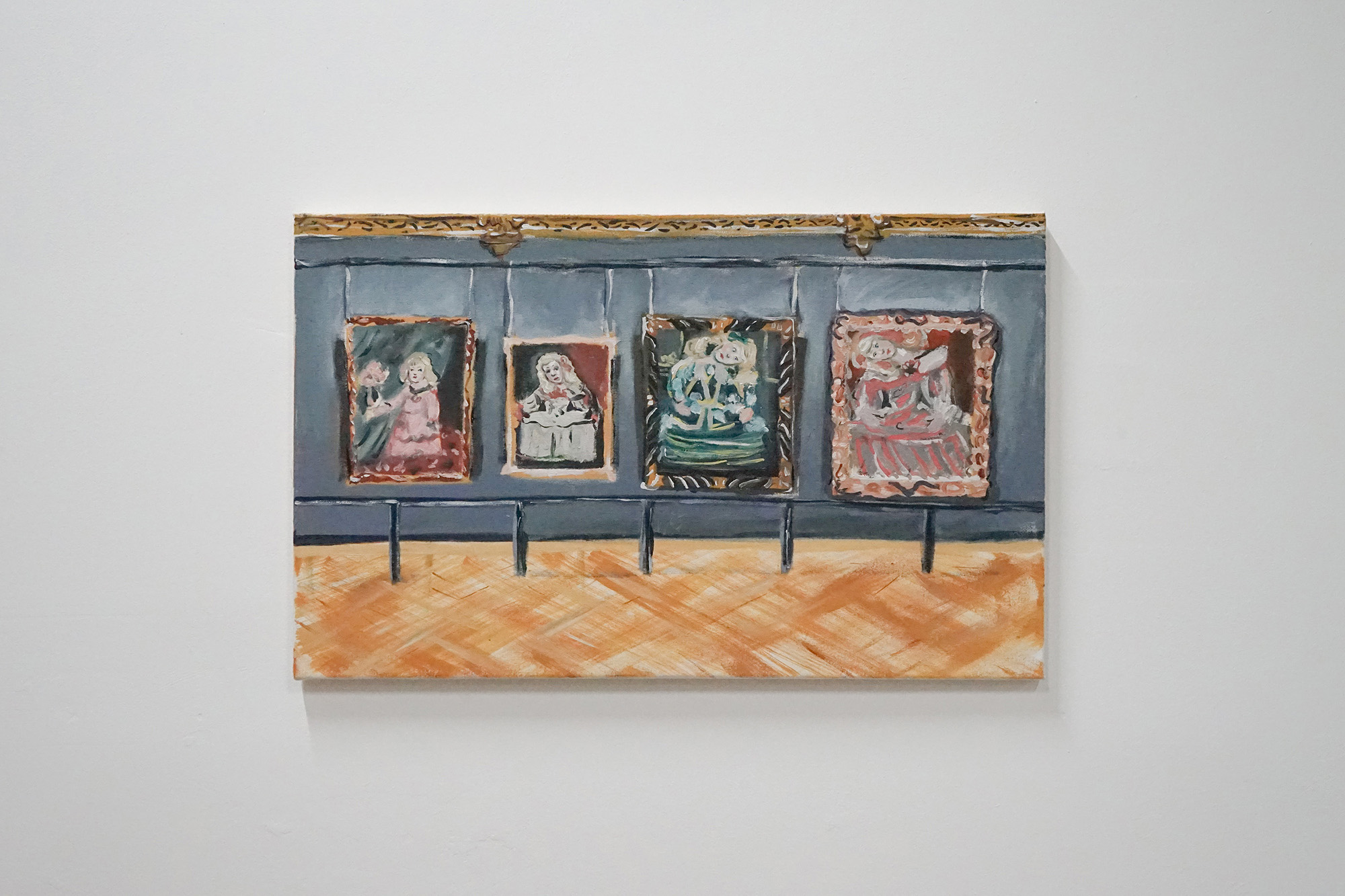 Timeline, 2022, oil on canvas, 40x70cm