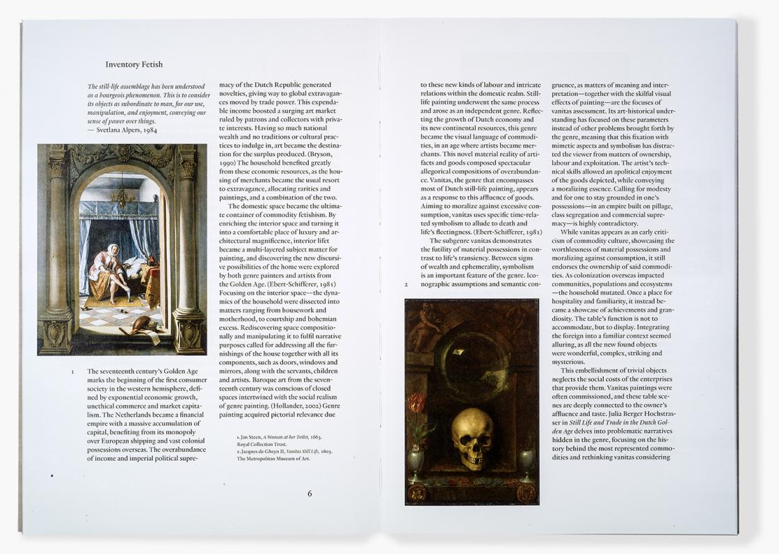 Tactical Retraction, 5 Essays on Still Life Painting. Edited by: Materialverlag — HFBK Hamburg